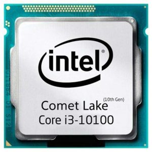 پردازنده مرکزی اینتل سری Comet Lake مدل Core i3 10100