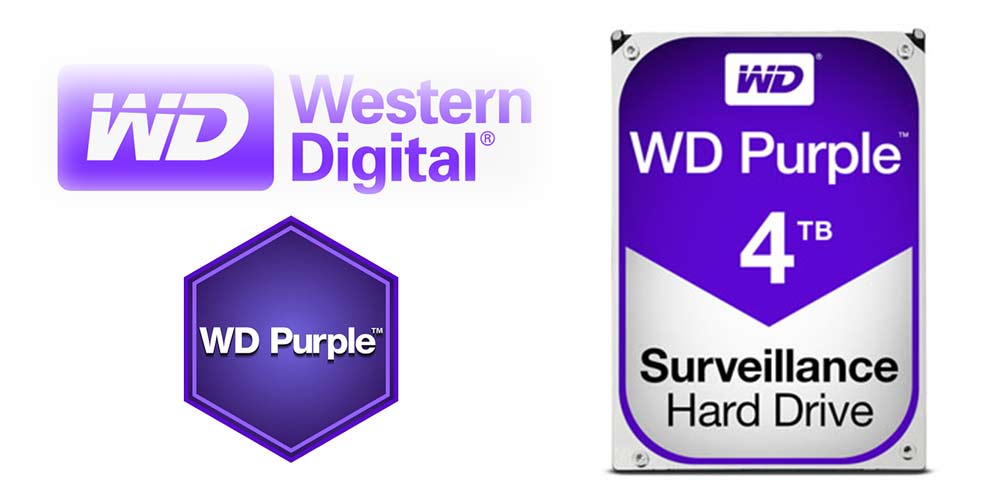 هارددیسک اینترنال وسترن دیجیتال مدل Purple WD40PURZ ظرفیت 4 ترابایت