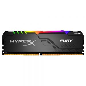 رم دسکتاپ کینگستون مدل 3200 مگاهرتز تک کاناله HyperX Fury RGB ظرفیت 16 گیگابایت