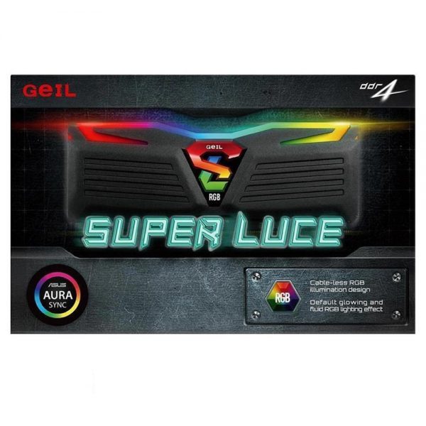 رم دسکتاپ گیل مدل 3200 مگاهرتز تک کاناله SUPER LUCE RGB SYNC ظرفیت 16 گیگابایت