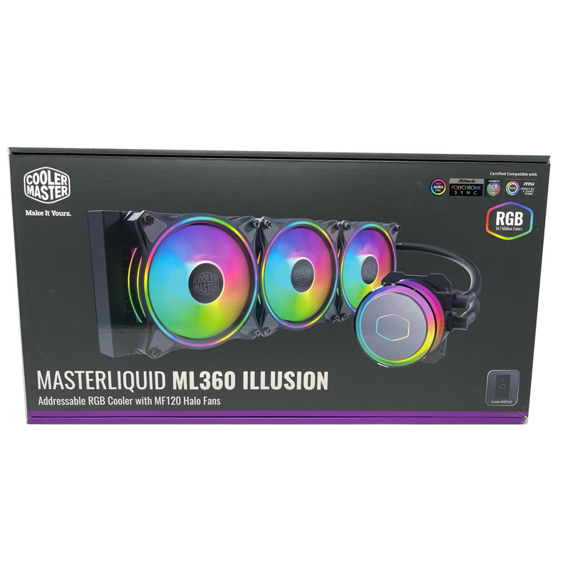 خنک کننده پردازنده کولر مستر مدل MASTERLIQUID ML360 ILLUSION