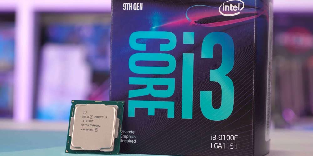 پردازنده مرکزی اینتل سری Coffee Lake مدل Core i3-9100F