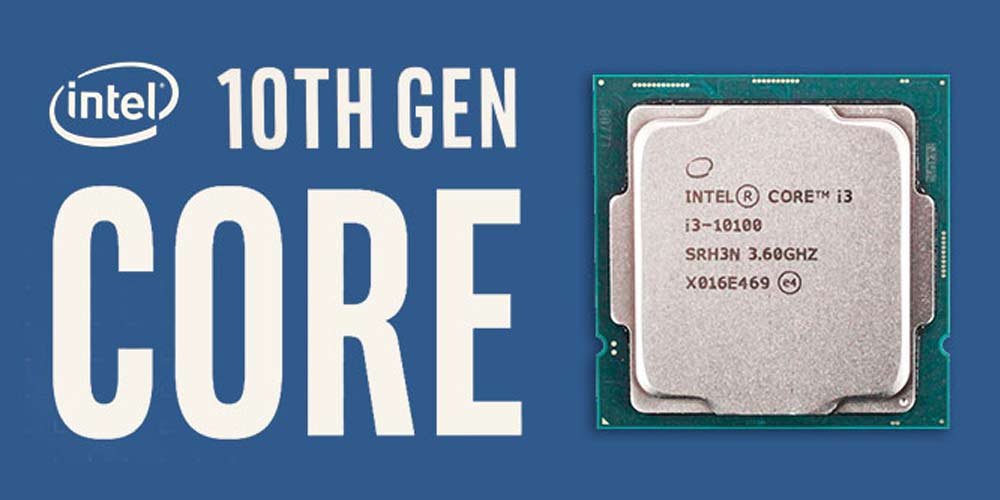 پردازنده مرکزی اینتل سری Comet Lake مدل Core i3 10100