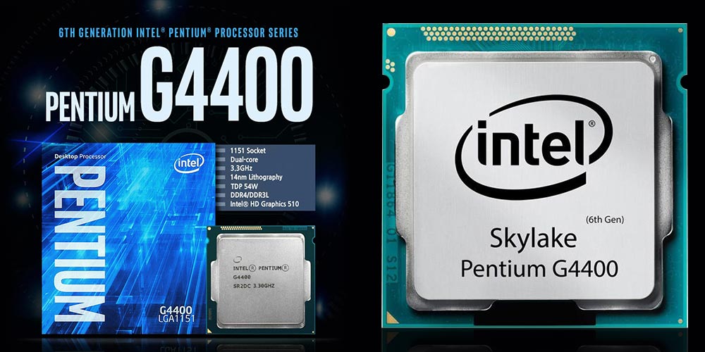 پردازنده مرکزی اینتل سری Skylake مدل Pentium G4400