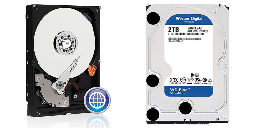 هارددیسک اینترنال وسترن دیجیتال مدل Blue WD20EZAZ ظرفیت 2 ترابایت