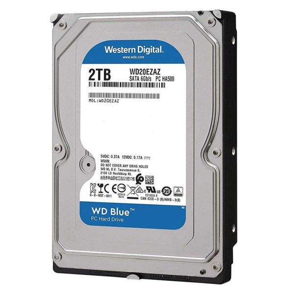 هارددیسک اینترنال وسترن دیجیتال مدل Blue WD20EZAZ ظرفیت 2 ترابایت