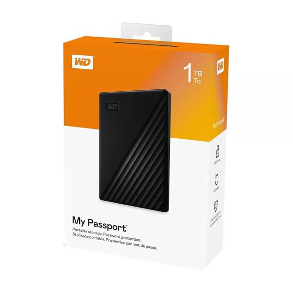 هارد اکسترنال وسترن دیجیتال مدل My Passport ظرفیت 1 ترابایت