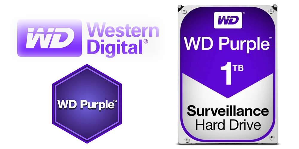 هارددیسک اینترنال وسترن دیجیتال مدل Purple WD10PURZ ظرفیت 1 ترابایت
