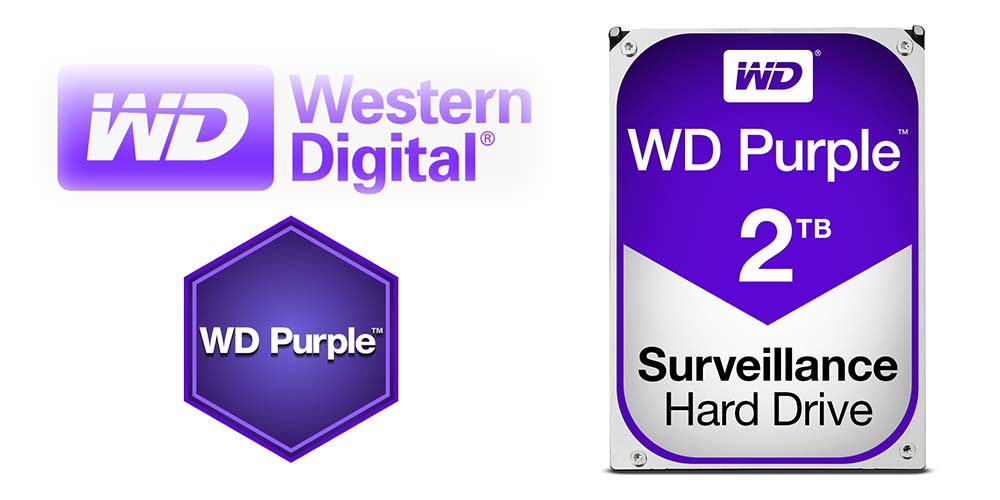 هارددیسک اینترنال وسترن دیجیتال مدل Purple WD20PURZ ظرفیت 2 ترابایت