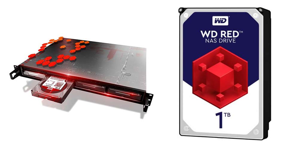 هارددیسک اینترنال وسترن دیجیتال مدل Red WD10EFRX ظرفیت 1 ترابایت