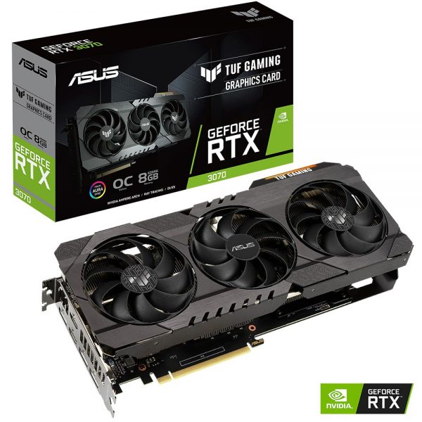 کارت گرافیک ایسوس TUF RTX 3070 OC 8G GAMING