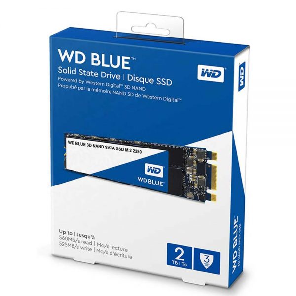 اس اس دی اینترنال وسترن دیجیتال مدل BLUE ظرفیت 2 ترابایت