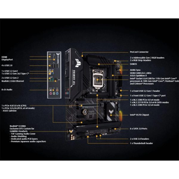مادربرد TUF GAMING H570-PRO