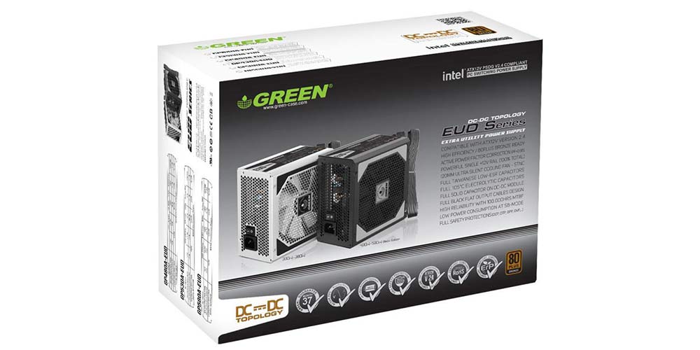 Green GP530A-EUD Semi Modular Computer Power Supply