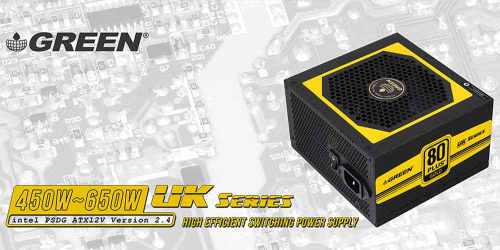GREEN GP550A-UK 550W Power Supply