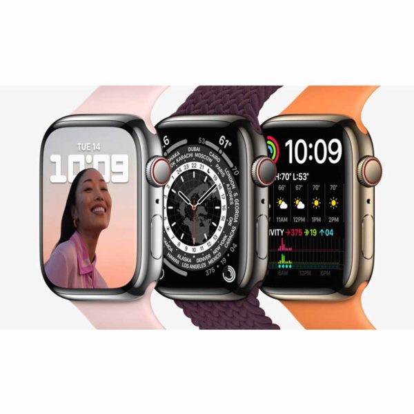 ساعت هوشمند اپل واچ سری 7 مدل 41mm Aluminum Case with Sport silicone Band