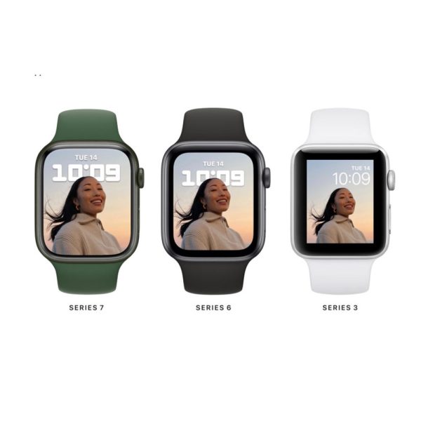ساعت هوشمند اپل واچ سری 7 مدل 41mm Aluminum Case with Sport silicone Band