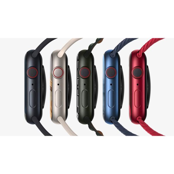 ساعت هوشمند اپل واچ سری 7 مدل 41mm Aluminum Case with Sport silicone Band